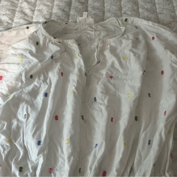 Lou & Grey Rainbow Clip long Sleeve Shirtdress Size XS - Picture 6 of 9